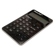Калькулятор настольный Silwerhof SH-1810-12 черный 108x170x12мм