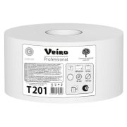Туалетная бумага Veiro Professional Comfort T201 1-слойная белая 200м (12 рулонов в упаковке)