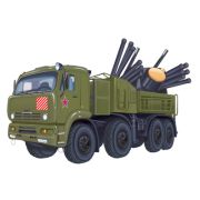 Вырубная фигурка М-14983 Военная машина Панцирь (для аппликаций)