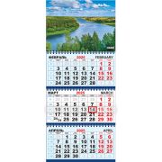 Календарь трехсекц. 2025 295*730 КТ-25-151 Природа. Речные просторы